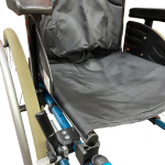 FAUTEUIL ROULANT MANUEL STANDARD ACTION 3NG INVACARE BLEU LARGEUR 43 SANTÉ SERVICES AUTUN CREUSOT CHALON MÂCON VILLEFRANCHE