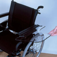 Demi-tablettes universelles pour fauteuil roulant - Demi-tablette gaucher